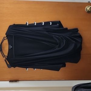 Roz & Ali Rhinestone Bell Sleeve Blouse